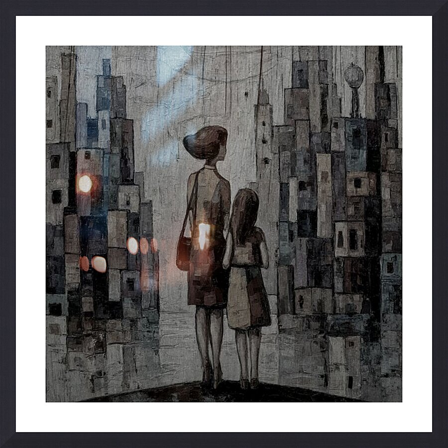 In Her Footsteps Picture Frame print