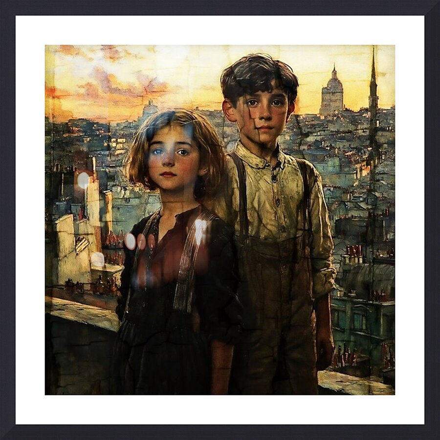 Innocent Eyes Picture Frame print