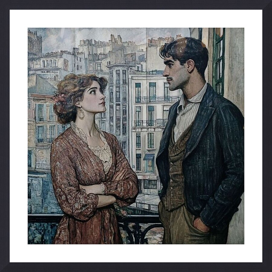 The Moment Before Goodbye Picture Frame print