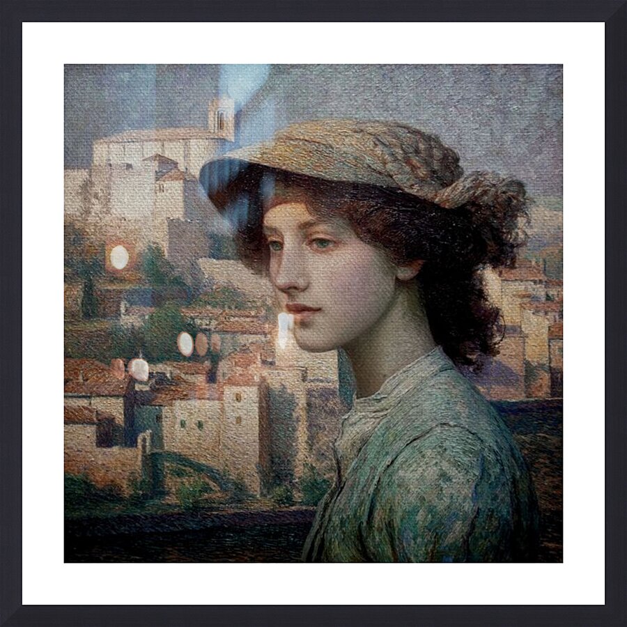 Painted Reverie Picture Frame print