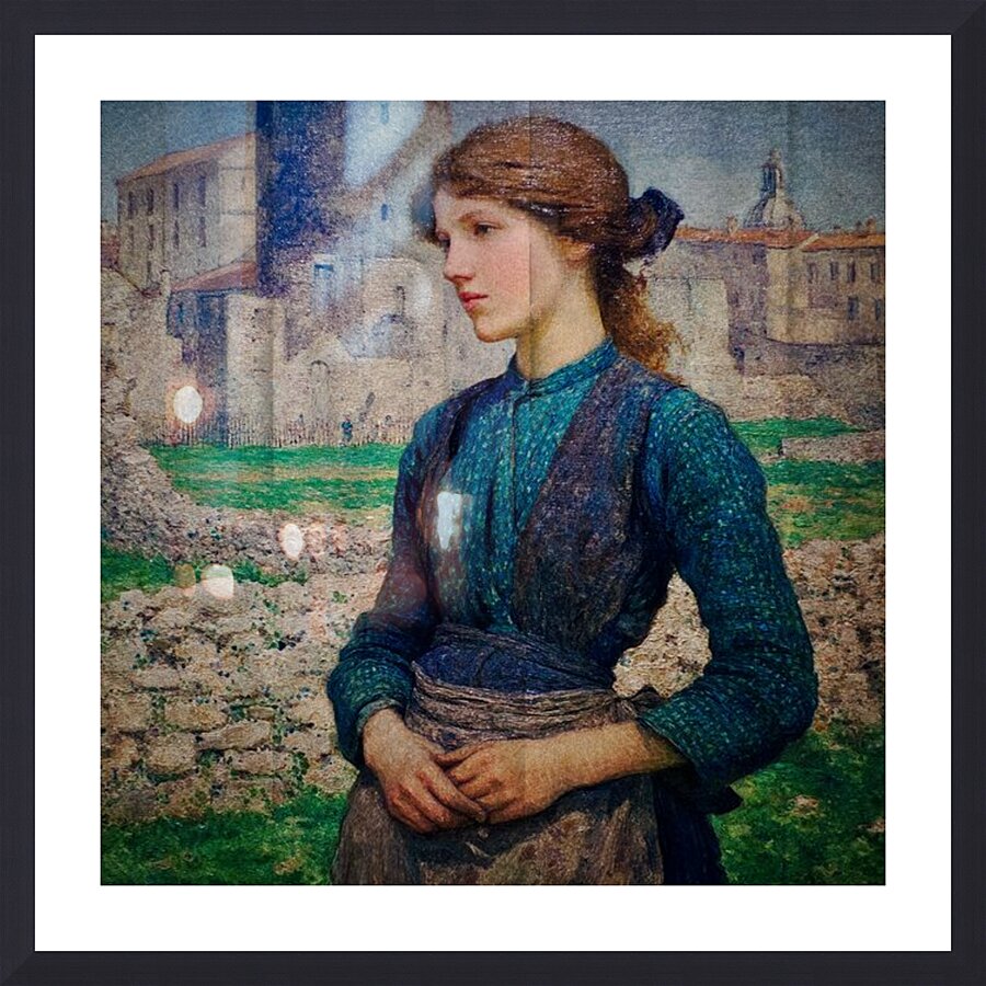 Beneath Forgotten Walls Picture Frame print