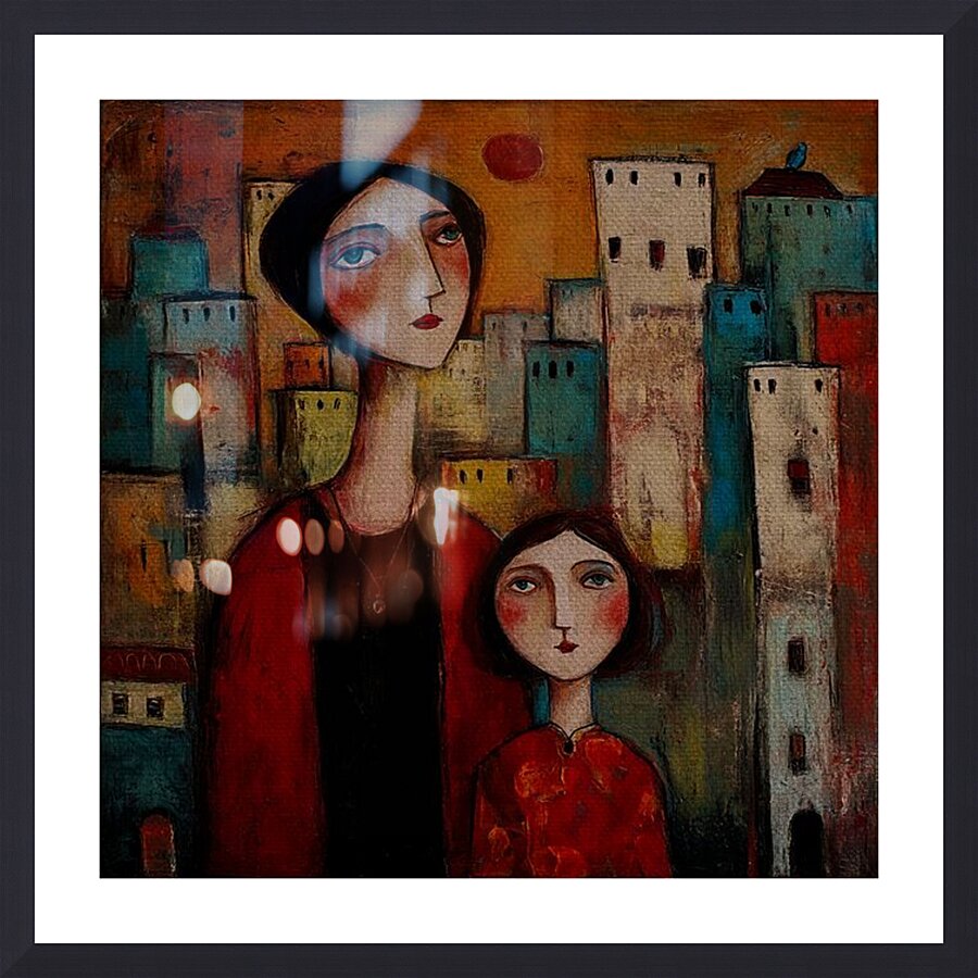 City of Ghosts Picture Frame print