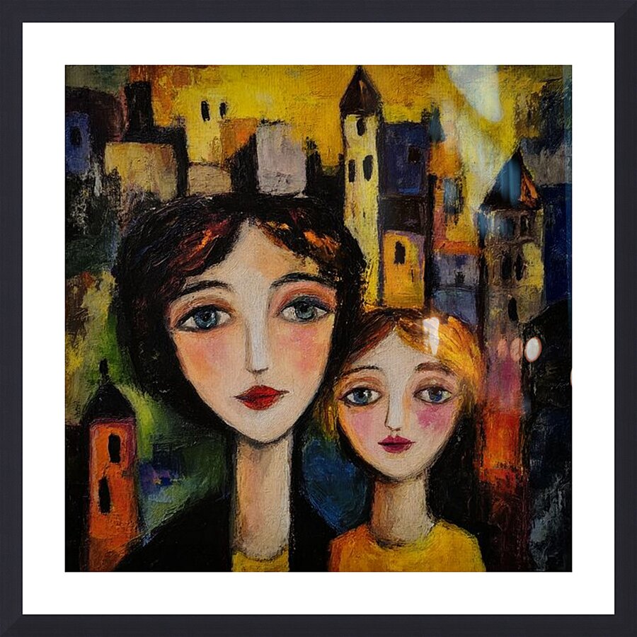 Timeless Gaze Picture Frame print