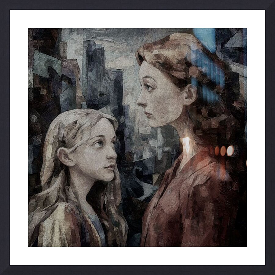 Becoming Her Picture Frame print