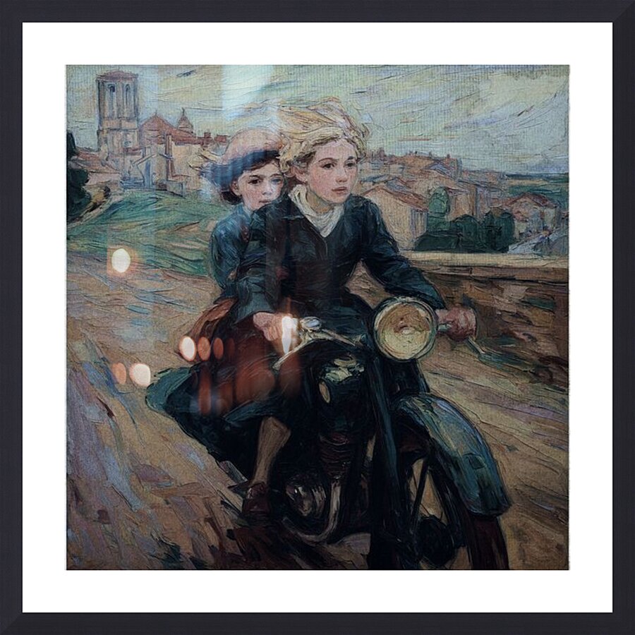 Escape from the Old World Picture Frame print