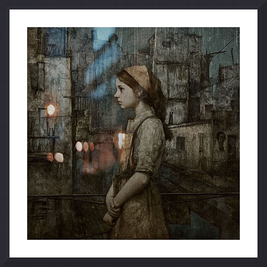 Portrait of Forgotten Hope Picture Frame print