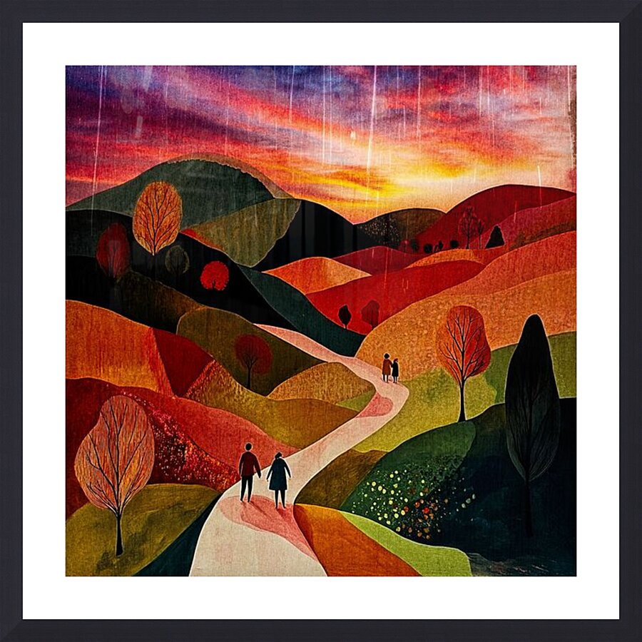 Solitude and Wonder Picture Frame print