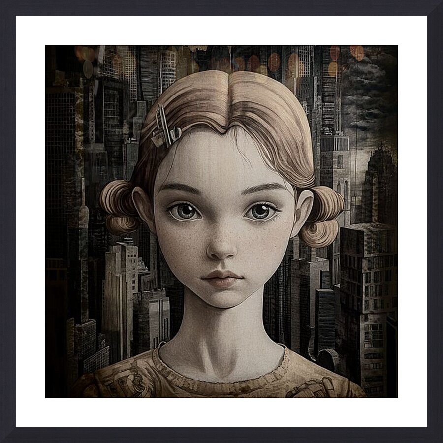 Porcelain Soul Picture Frame print