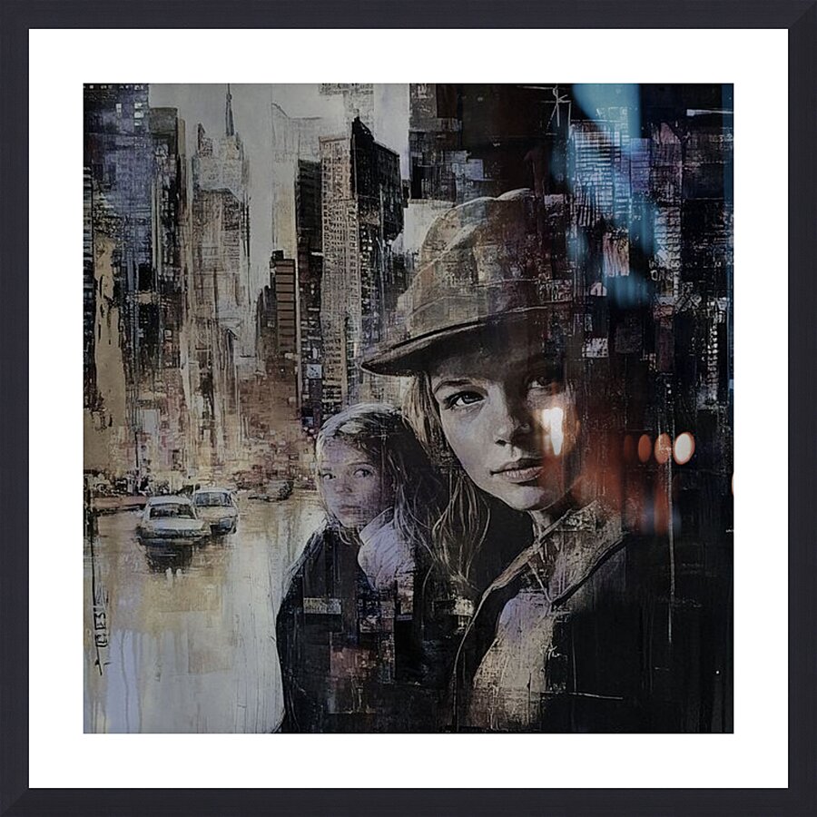 Souls in Sepia Picture Frame print