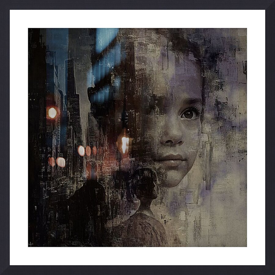 Urban Memoryscape Picture Frame print