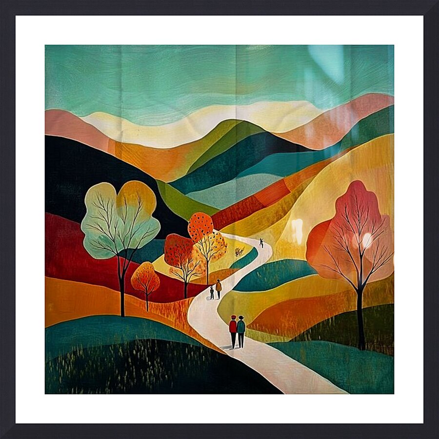 Where the Colors Lead Picture Frame print