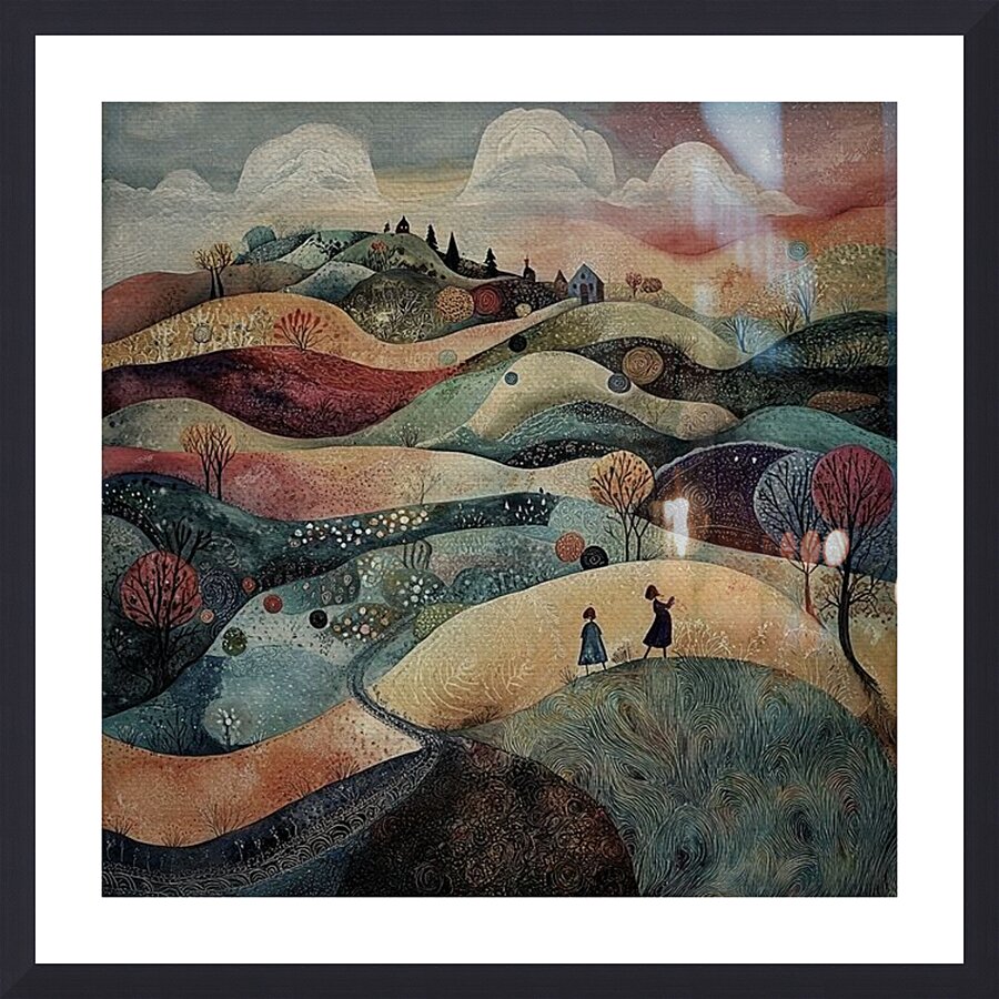 Wandering Spirits Picture Frame print