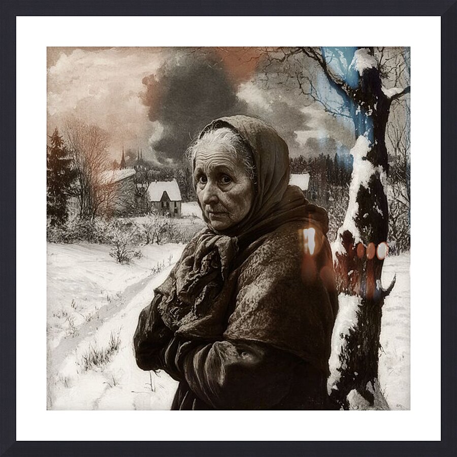 The Last Path Home Picture Frame print