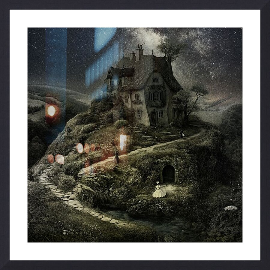 The Hidden Door Picture Frame print