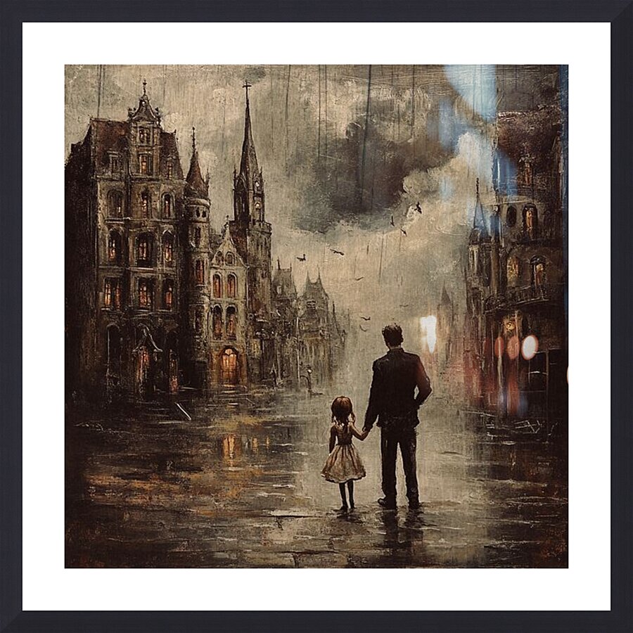 City of Memory Picture Frame print