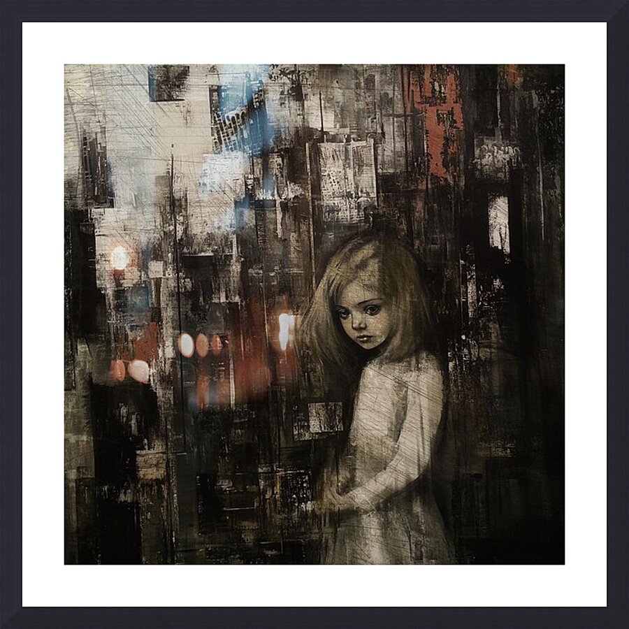 Glass Eyed Memory Picture Frame print