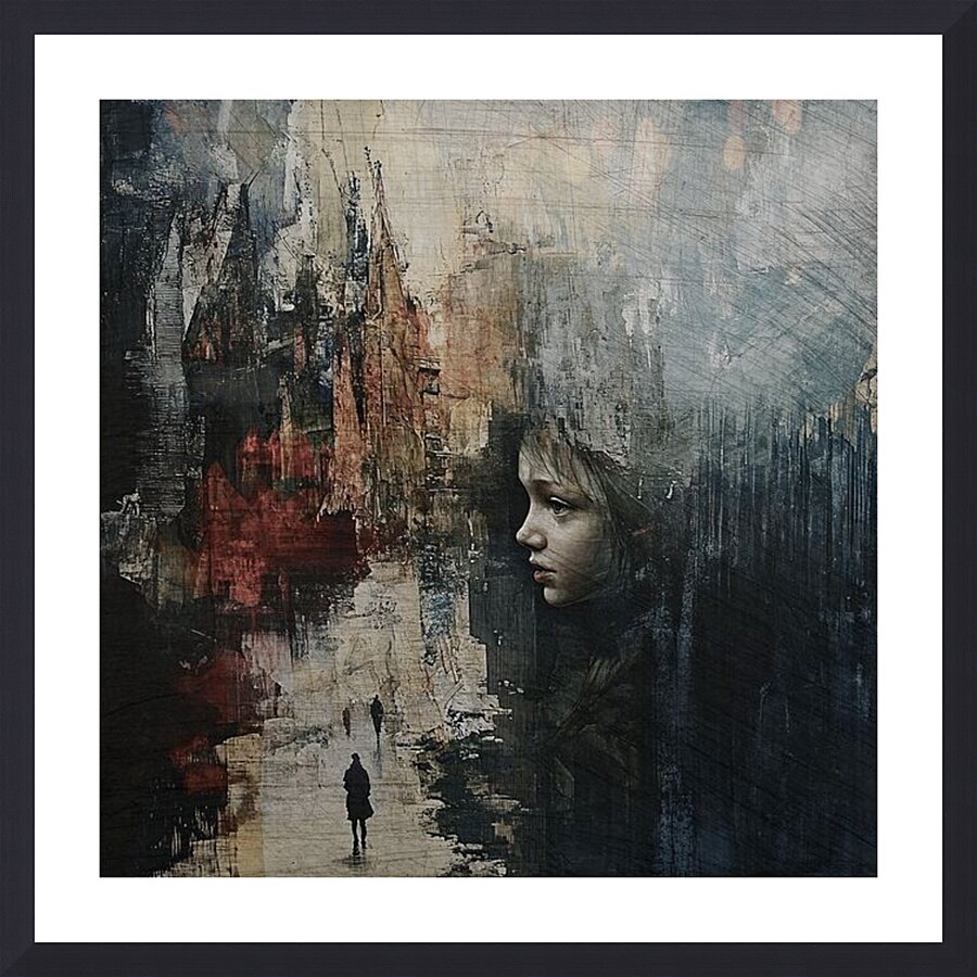 Silent Observer Picture Frame print