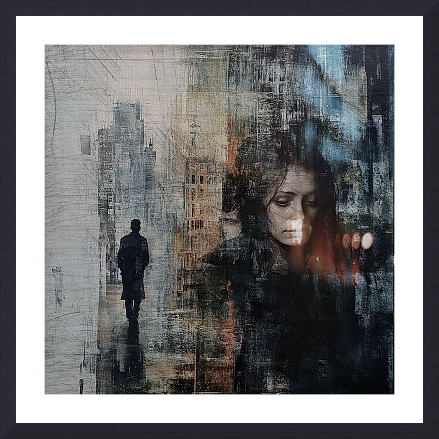 Where We Parted Picture Frame print