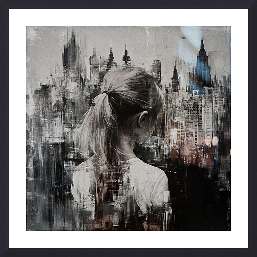 Eyes on the Vanishing Picture Frame print