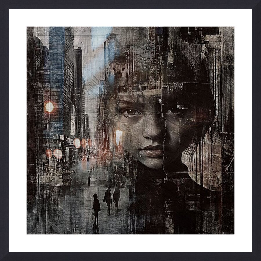 Darkness Is a Memory Picture Frame print