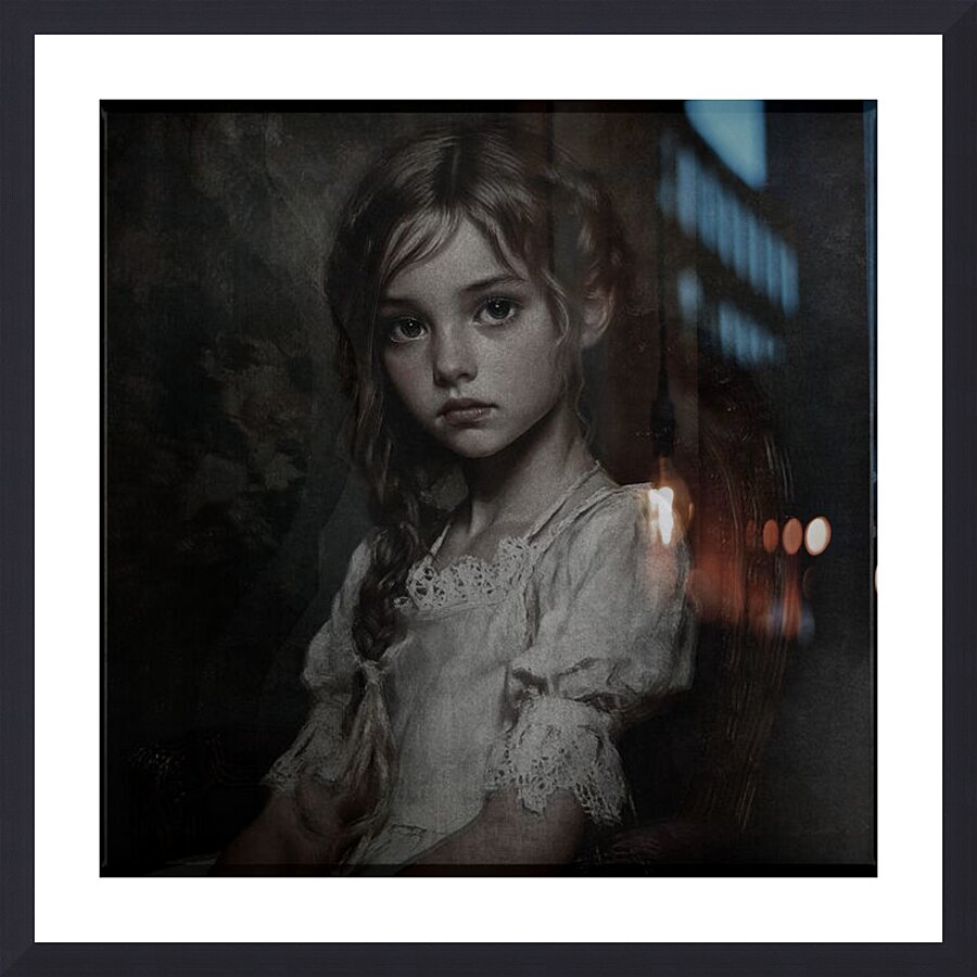 Elegy in Lace Picture Frame print