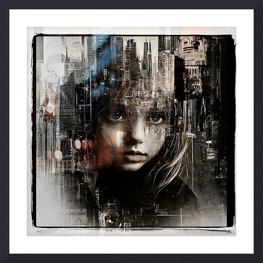 Futures Unwritten Picture Frame print