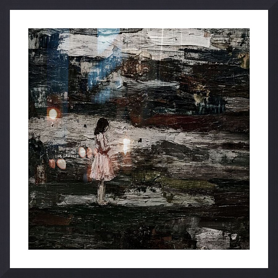 Whispers in the Pink Picture Frame print