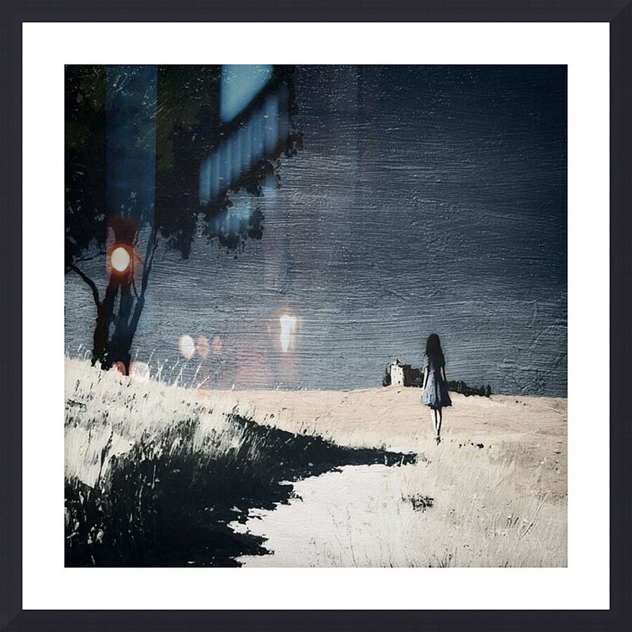 The Darkness I Know Picture Frame print