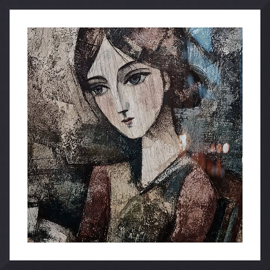 A Study in Shadows Picture Frame print