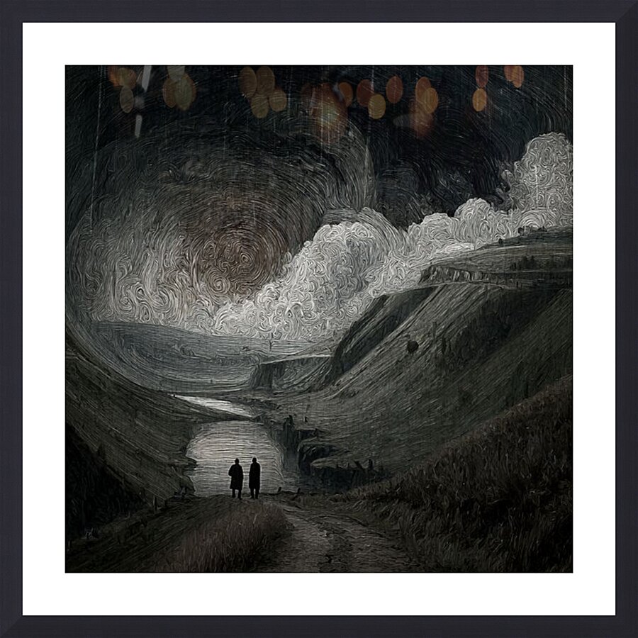 The Edge of Unknowing Picture Frame print