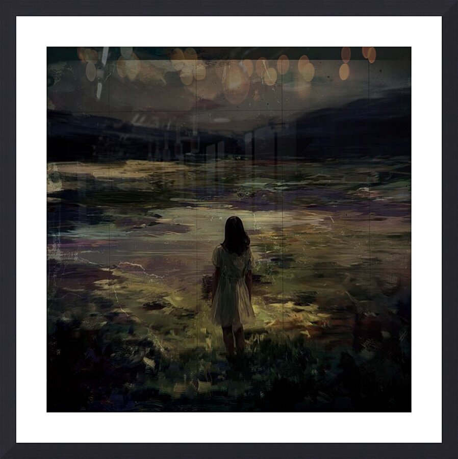 Where the Light Went Picture Frame print