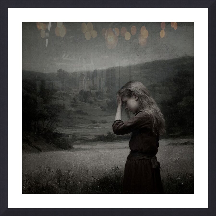 The Weight of Silence Picture Frame print