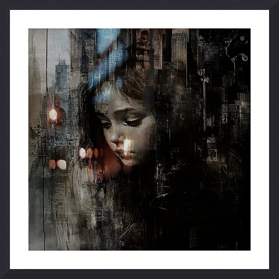 Edge of Becoming Picture Frame print