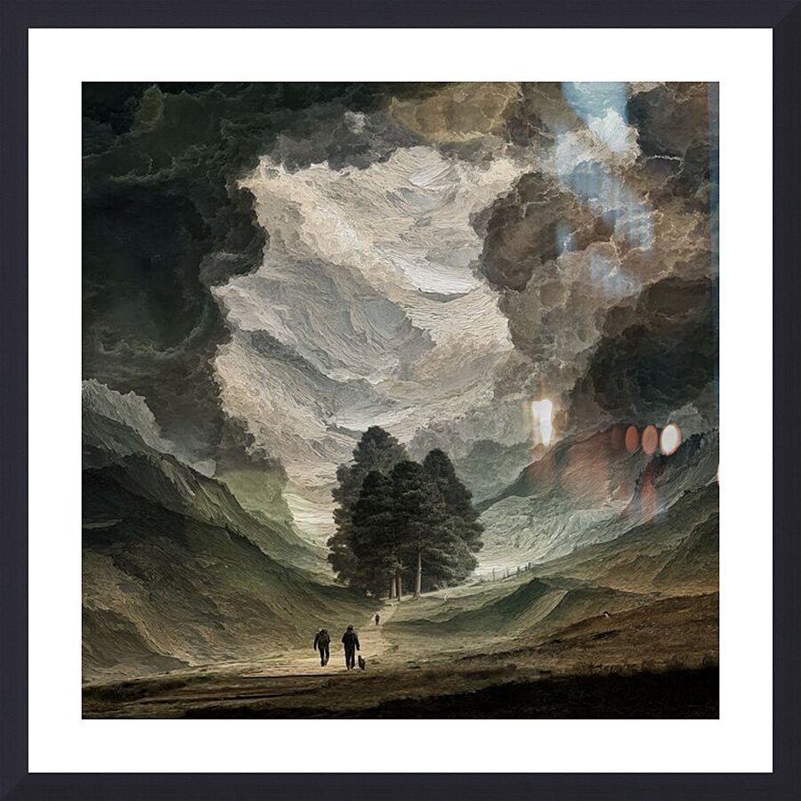 The Listening Pines Picture Frame print