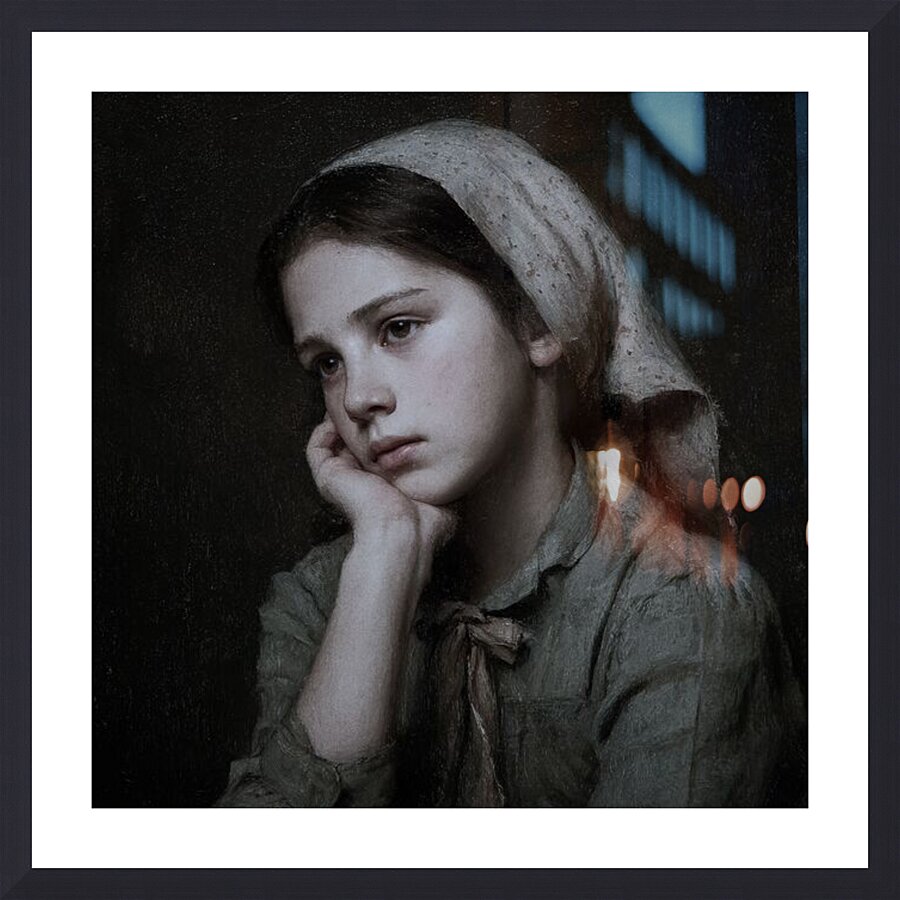 When Shadows Speak Softly Picture Frame print