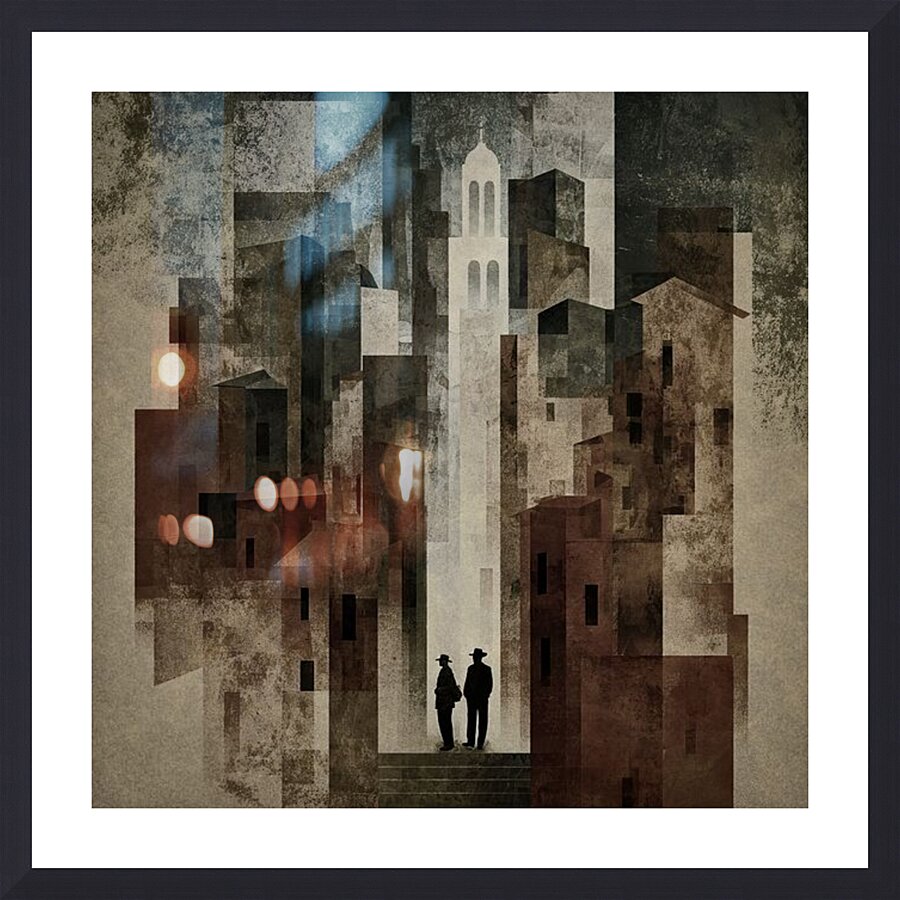 The Shape of What Comes Next Picture Frame print