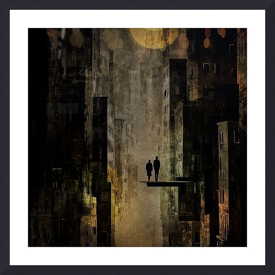 Edge of the City Picture Frame print