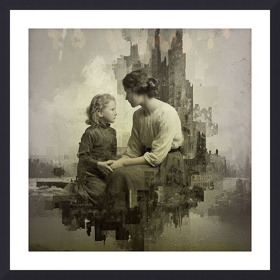 Hands That Hold Picture Frame print