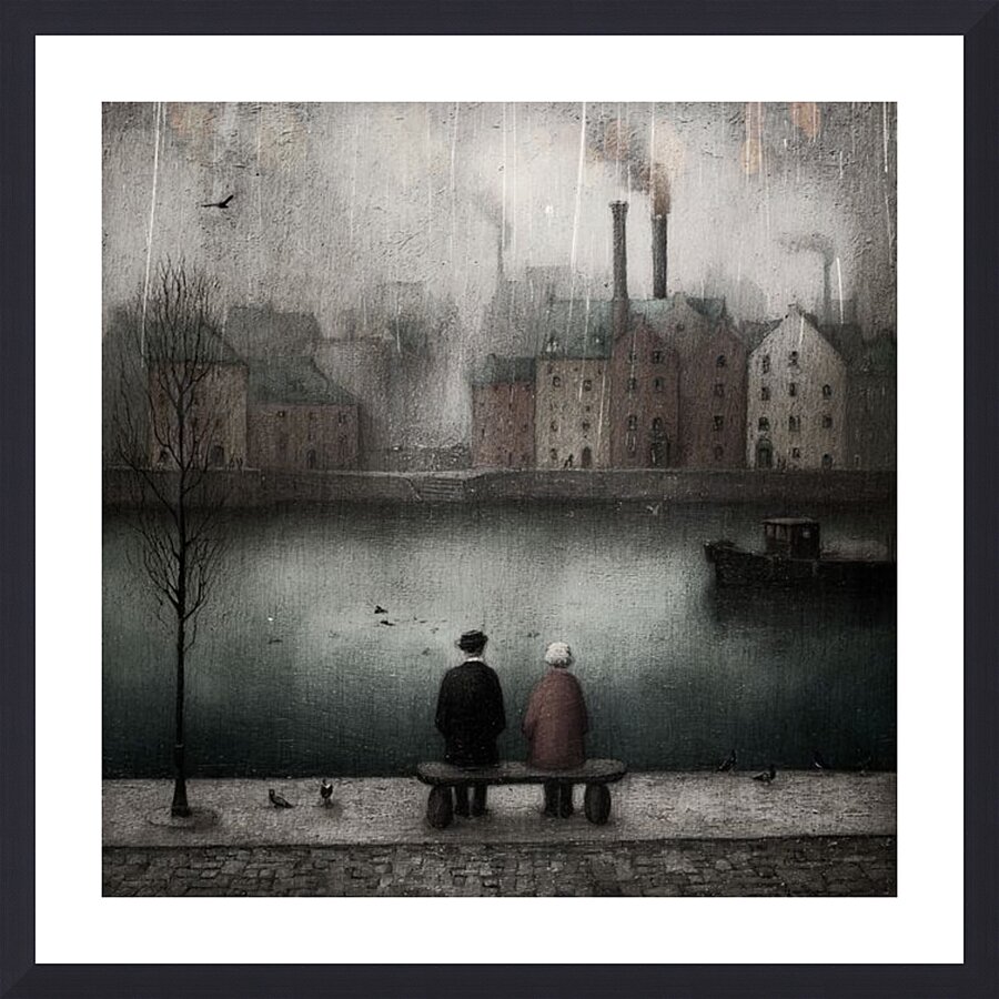 Ashes in the Rain Picture Frame print