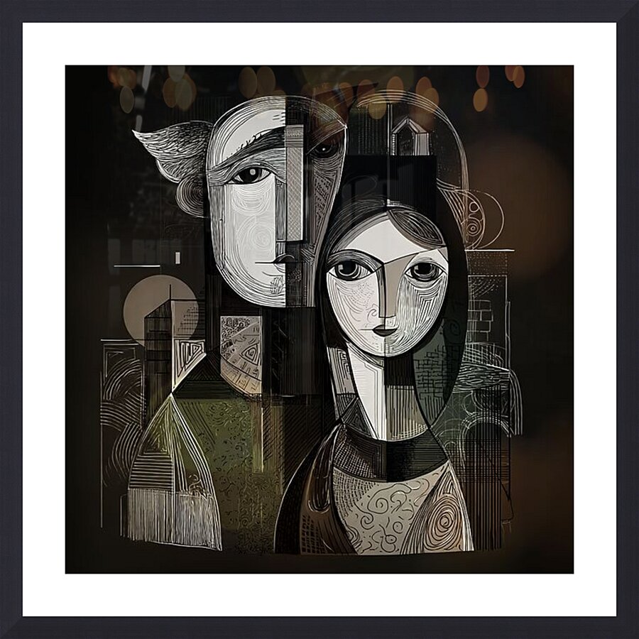 Shadows Between Us Picture Frame print