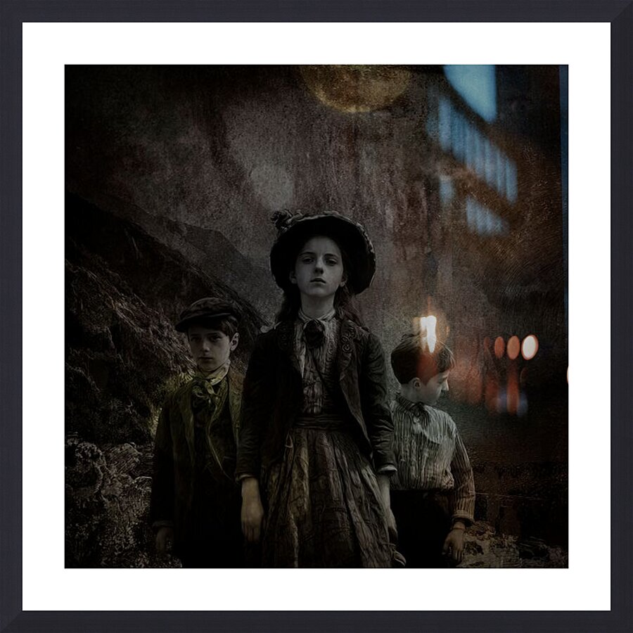 The Hollow Stare Picture Frame print