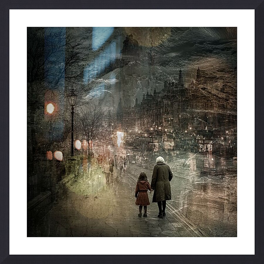 The City Between Dreams Picture Frame print