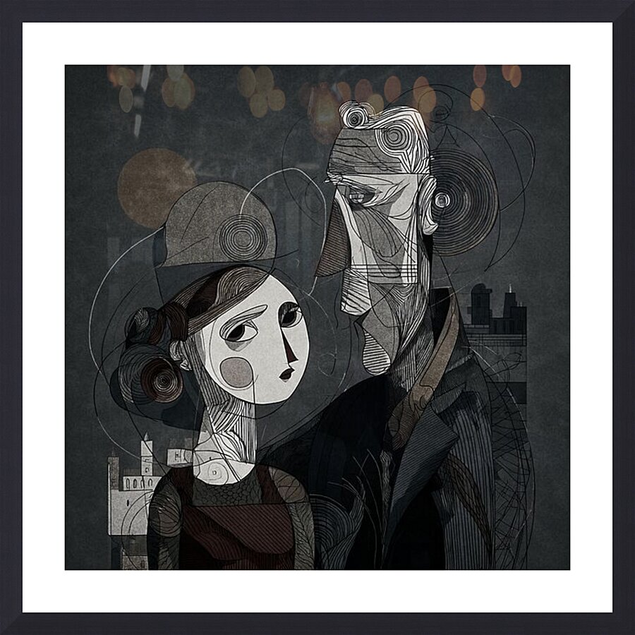 Unspoken Gravity Picture Frame print