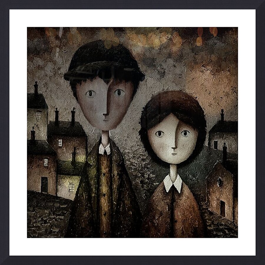 The Hollow Children Picture Frame print