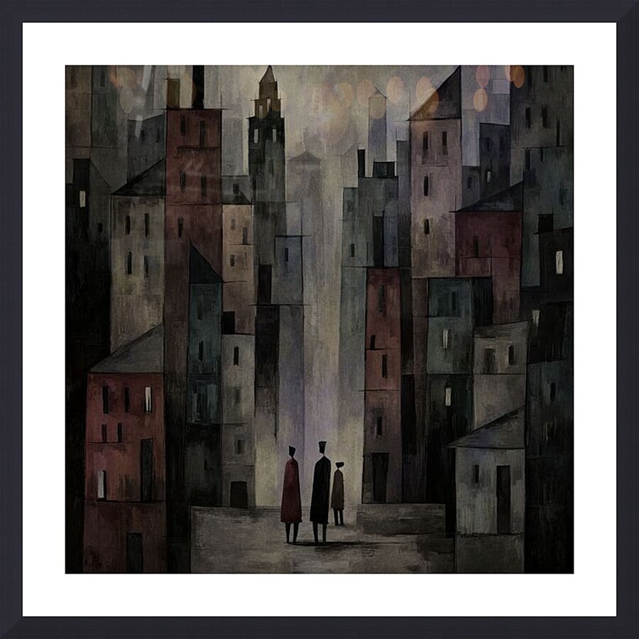 Where Windows Keep Watch Picture Frame print