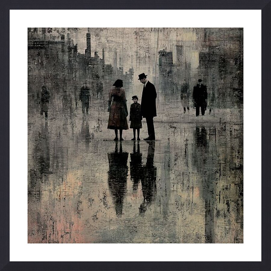 The Silence Between Picture Frame print