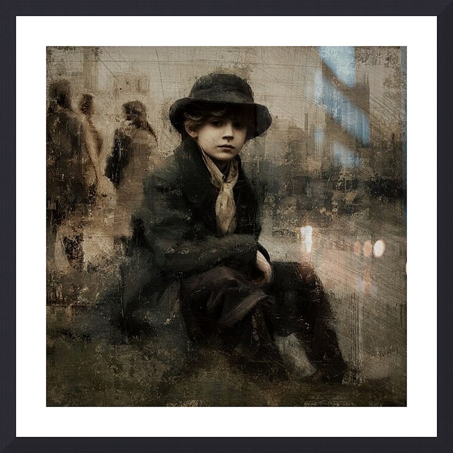 Hollow Eyed Silence Picture Frame print