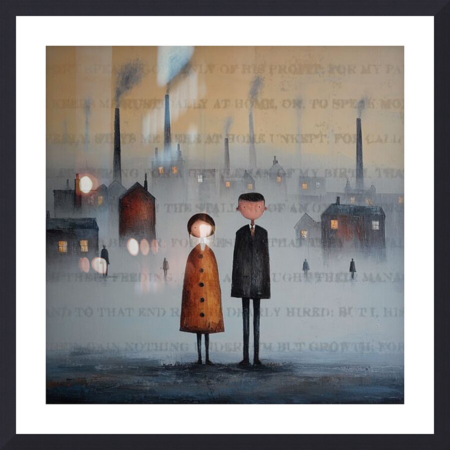 The Future Fog Picture Frame print