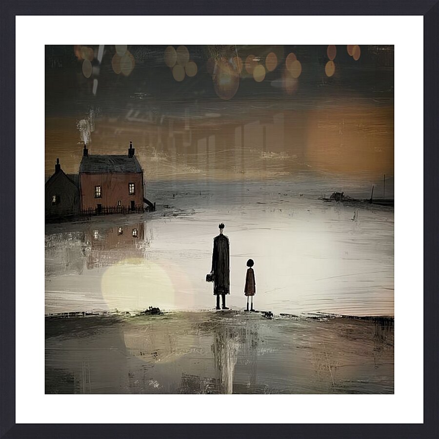 The Waiting Shore Picture Frame print