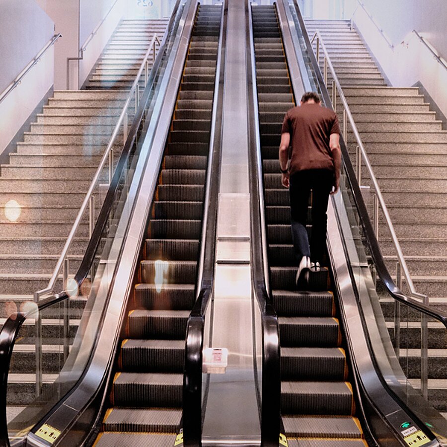 Steps To Nowhere Picture Frame print